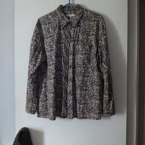 LIBERTY Cotton Floral Shirt XL